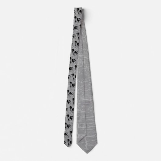 Spaniel Krawatte (Rückseite)