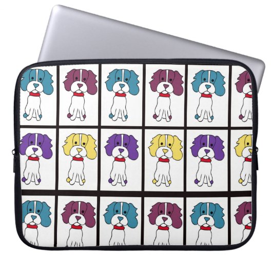 Spaniel-Laptop-Hülse Laptopschutzhülle (Vorderseite)