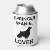 Spaniel Liebhaber Dosenkühler (Kanne Vorderseite)