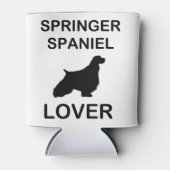 Spaniel Liebhaber Dosenkühler (Vorderseite)
