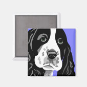 Spaniel Magnets Magnet (Vorderseite/Rückseite)