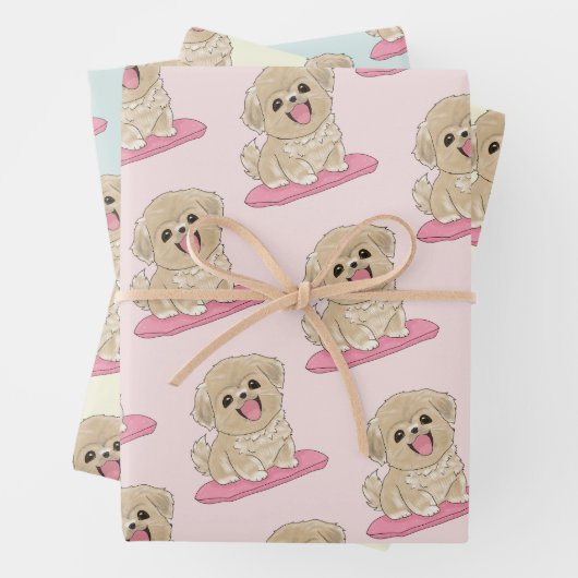 Spaniel Puppy  Geschenkpapier Set (Beispiel)