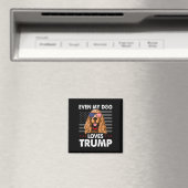 Spaniel sogar mein Hund Lieben Trump Funny Magnet (In Situ (Geschirrspüler))