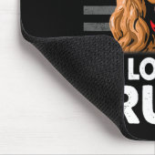 Spaniel sogar mein Hund Lieben Trump Funny Mousepad (Ecke)