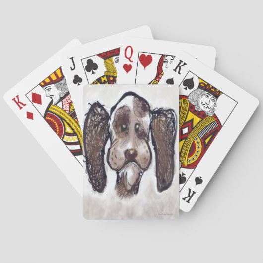 Spaniel Spielkarten (Rückseite)