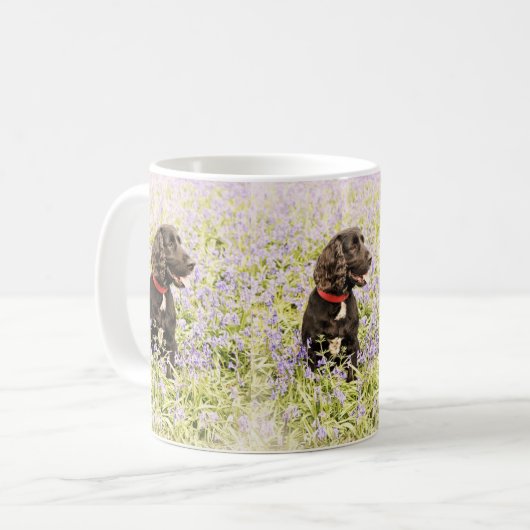 Spaniel-Tasse Kaffeetasse (Vorderseite Links)