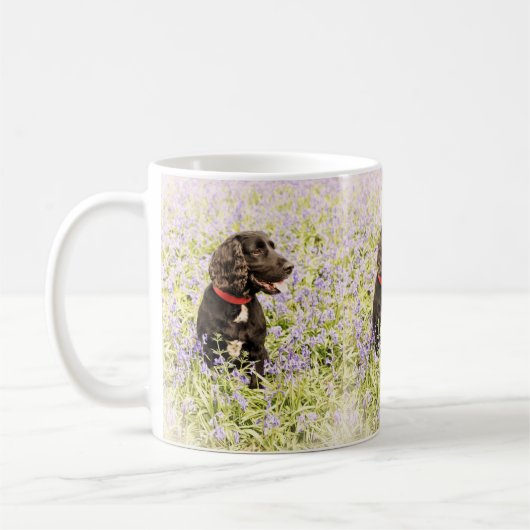 Spaniel-Tasse Kaffeetasse (Links)