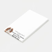 Spaniel Vater Post-It Notes Post-it Klebezettel (angewinkelt)