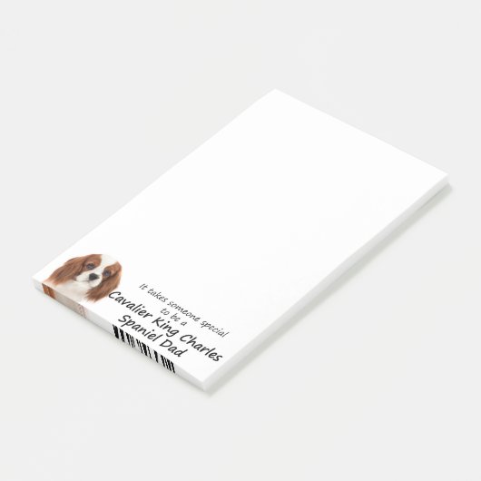 Spaniel Vater Post-It Notes Post-it Klebezettel (angewinkelt)