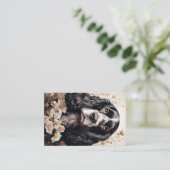 Spaniel visitenkarte (Stehend Vorderseite)