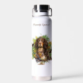 Spaniel von Picardie  Trinkflasche (Rückseite)