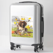 Spaniels "English Springer", Art Aufkleber (Koffer)