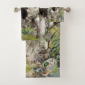 Spaniels "English Springer", Art Badhandtuch Set (Insitu)