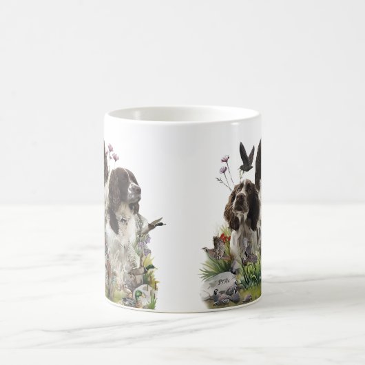 Spaniels "English Springer", Art Kaffeetasse (Mittel)