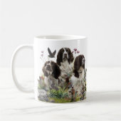 Spaniels "English Springer", Art Kaffeetasse (Links)