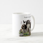 Spaniels "English Springer", Art Kaffeetasse (VorderseiteRechts)