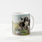Spaniels "English Springer", Art Kaffeetasse (VorderseiteRechts)