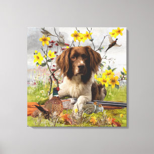 Spaniels "English Springer", Art Leinwanddruck