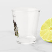 Spaniels "English Springer", Art Schnapsglas (Rechts)