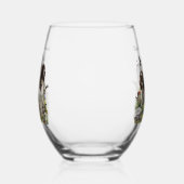 Spaniels "English Springer", Art Weinglas Ohne Stiel (Rechts)