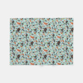 Spaniels in Blau Fleecedecke (Vorderseite (Horizontal))