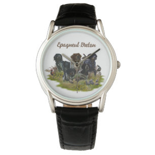 Spaniels in der Bretagne, Vogeljagd Armbanduhr