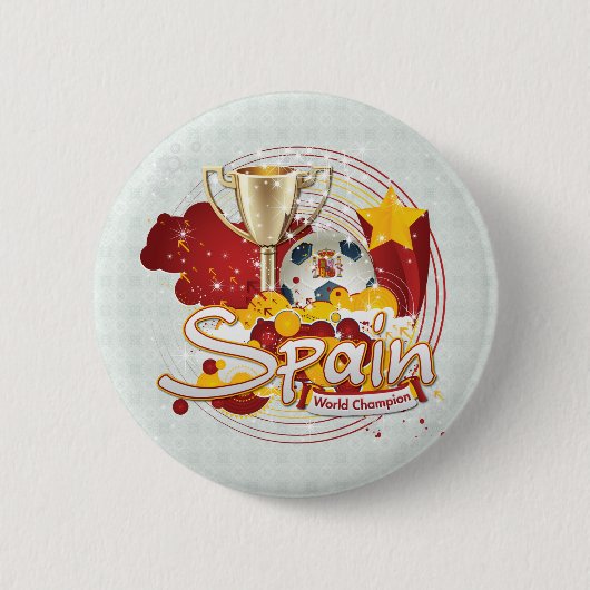 Spanien 2010 Weltmeisterschaft Button (Vorderseite)