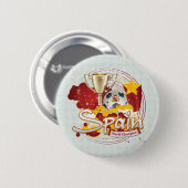 Spanien 2010 Weltmeisterschaft Button (Vorne & Hinten)