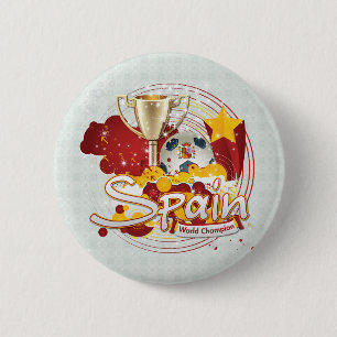 Spanien 2010 Weltmeisterschaft Button