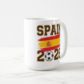 Spanien 2026 Fußball-Design Kaffeetasse (VorderseiteRechts)