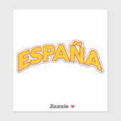 Spanien 5 aufkleber (Blatt)
