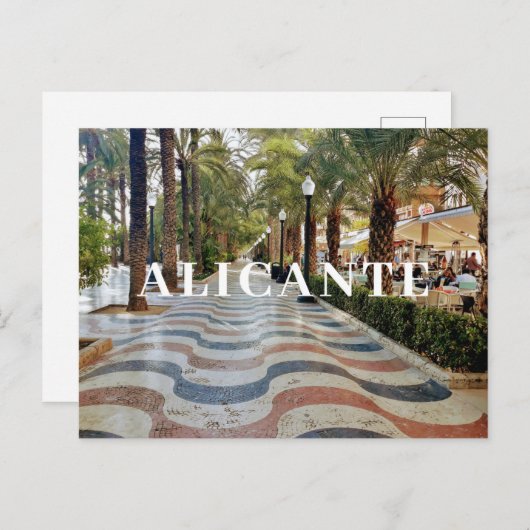 Spanien Alicante Postkarte (Vorne/Hinten)