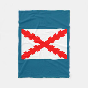 Spanien Alte Flagge Neue Spanische Grafik Kunst Fleecedecke