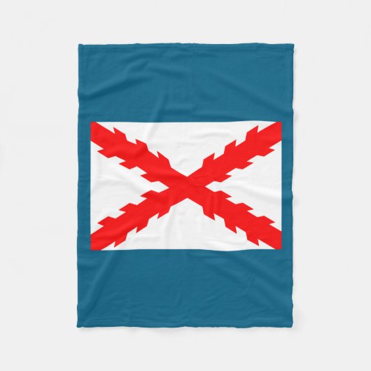 Spanien Alte Flagge Neue Spanische Grafik Kunst Fleecedecke (Vorderseite)