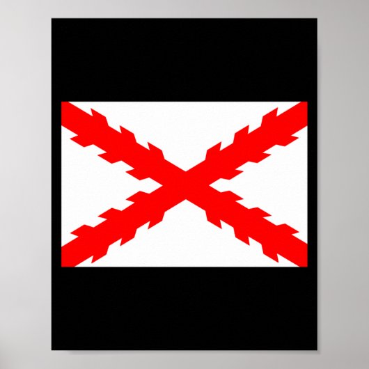 Spanien alte Flagge neue spanische Illustration Poster (Vorne)