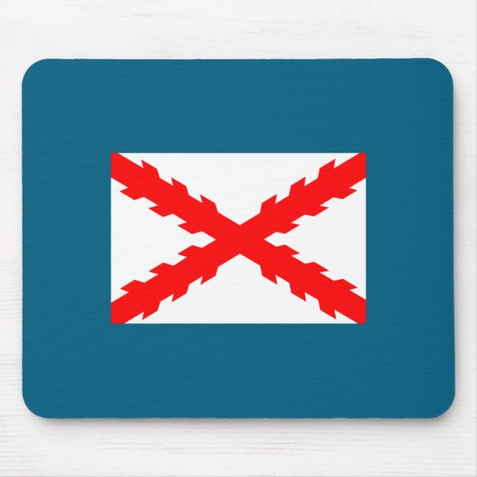 Spanien alte Flagge neues spanisches Design Mousepad (Vorne)