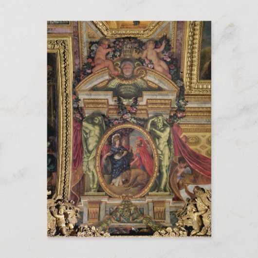 Spanien anerkennt die Vorzenschaft Frankreichs Postkarte (Vorderseite)