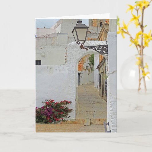 Spanien-Arcos de la Frontera Karte (Gelbe Blume)