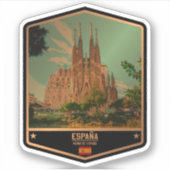Spanien Aufkleber (Vorderseite)