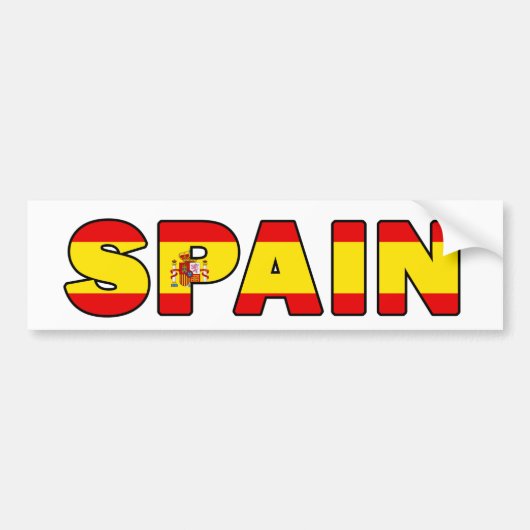Spanien-Autoaufkleber Autoaufkleber (Vorne)