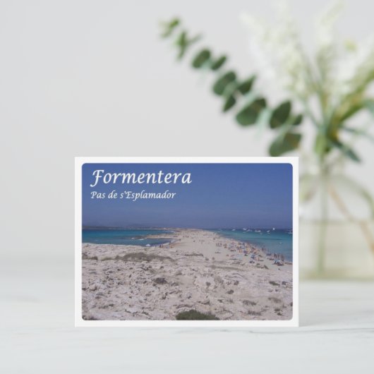 Spanien - Balearen - Formentera - Postkarte (Stehend Vorderseite)