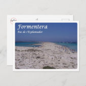 Spanien - Balearen - Formentera - Postkarte (Vorne/Hinten)