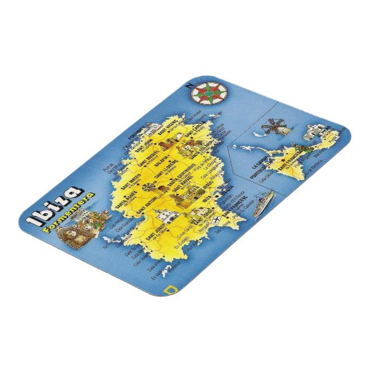 Spanien - Balearen - Ibiza - Eivissa - Magnet (Linke Seite)