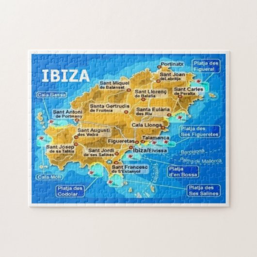 Spanien - Balearen - Ibiza - Eivissa - Puzzle (Horizontal)