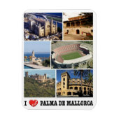 Spanien - Balearen - Mallorca - I Liebe - Magn Magnet (Vertikal)
