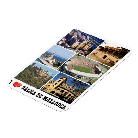 Spanien - Balearen - Mallorca - I Liebe - Magn Magnet (Linke Seite)
