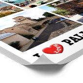 Spanien - Balearen - Mallorca - I Liebe - Poster (Ecke)