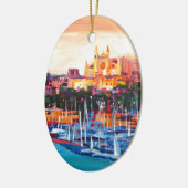Spanien Balearic Island Palma de Mallorca Keramikornament (Links)