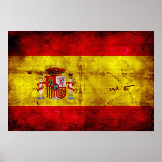 Spanien: Bandera de España Poster (Vorne)