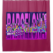 spanien barcelona duschvorhang (Vorderseite)